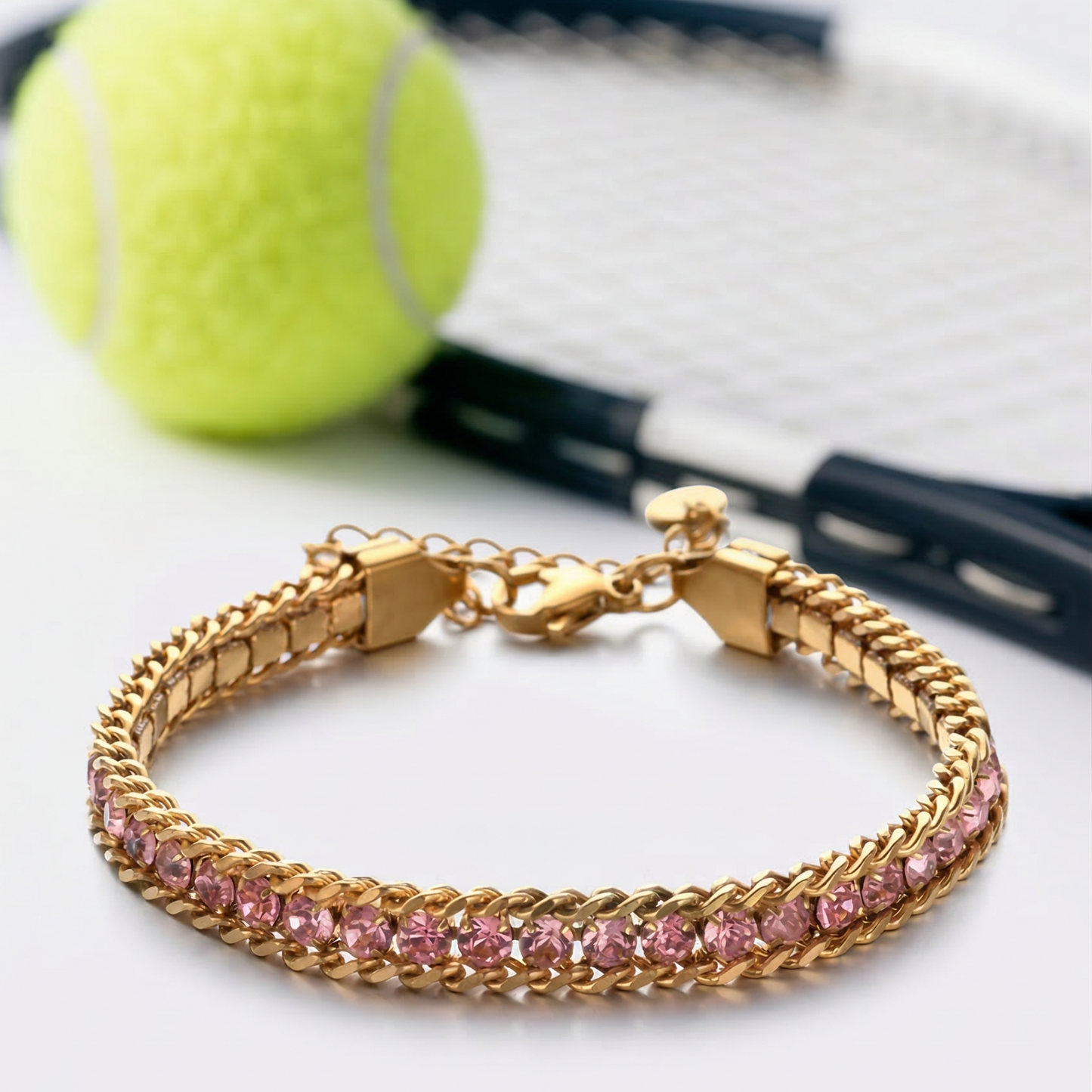 Rosé Tennis Bracelet