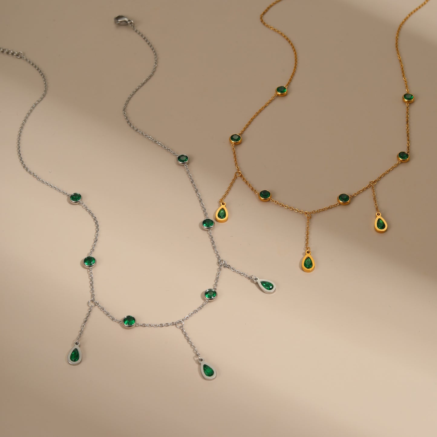 Emerald Whisper Necklace