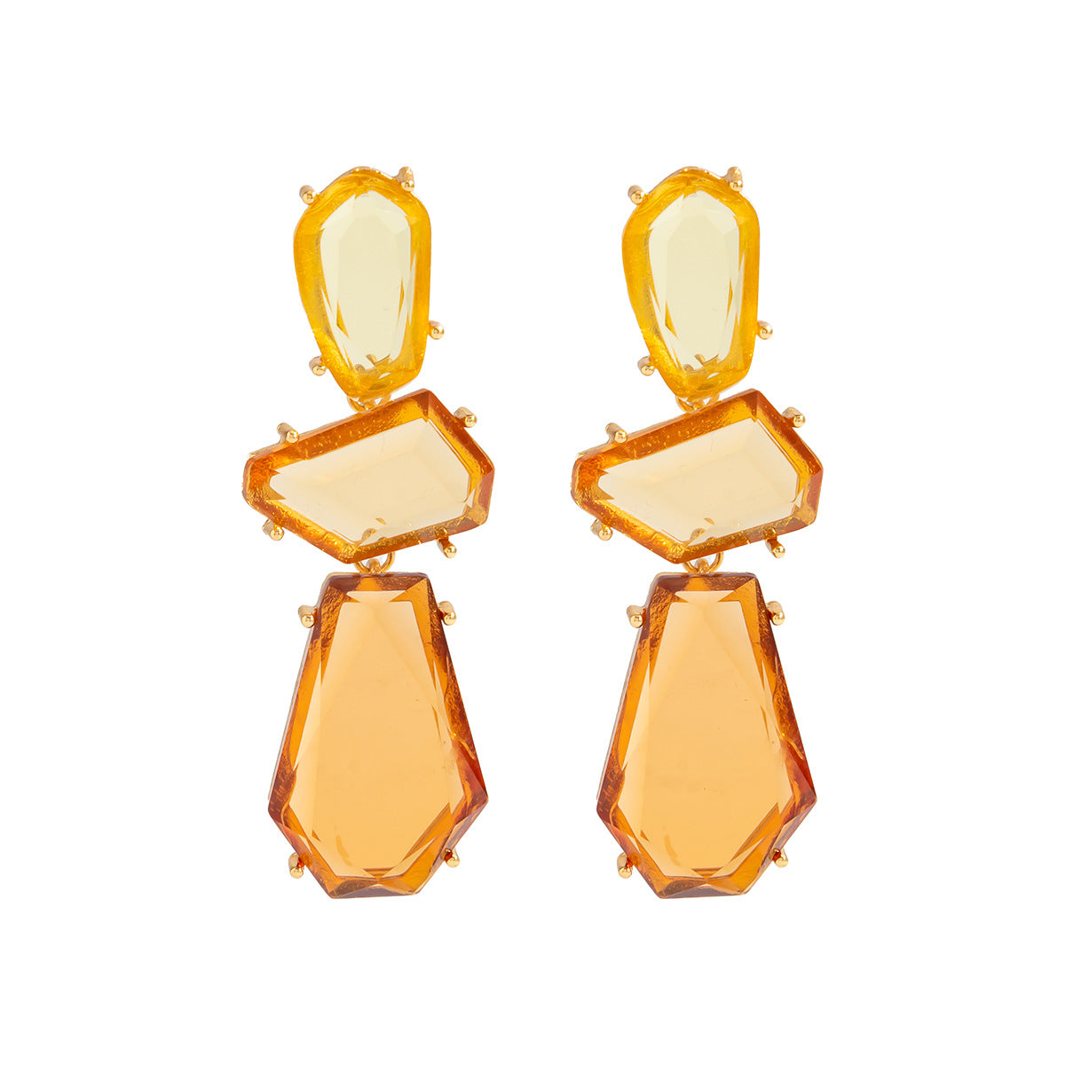 Amber Royale Statement Earrings