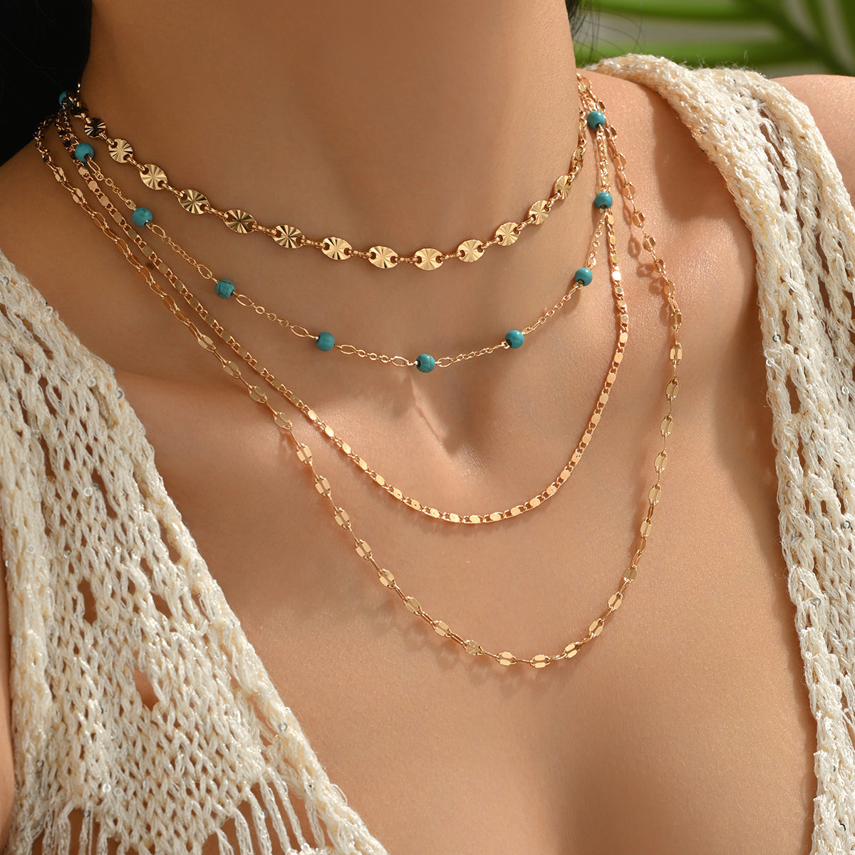 Santorini Stack- 4 Chains
