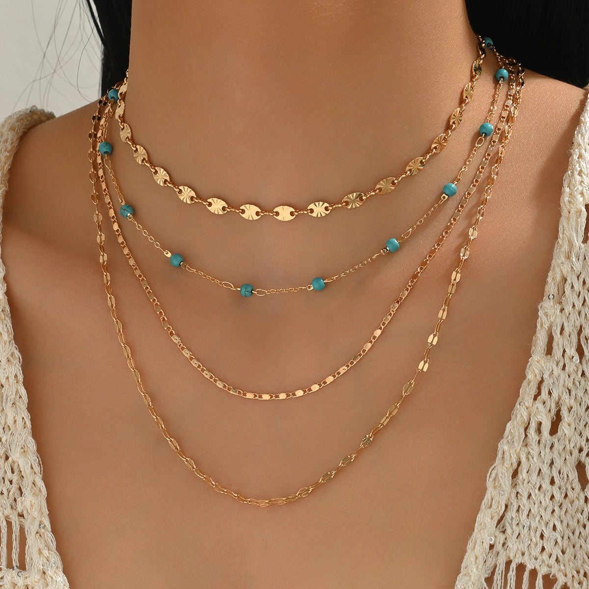 Santorini Stack- 4 Chains