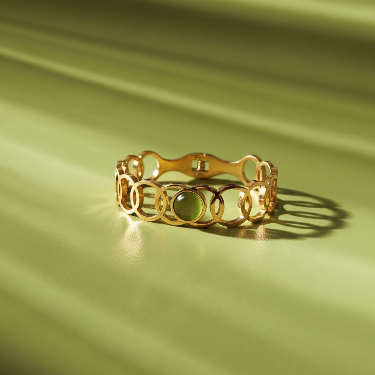 Loop Green Stone Kada