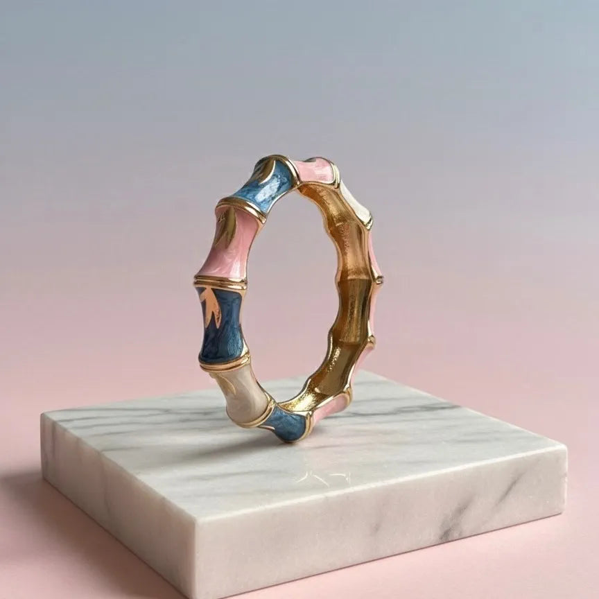 Leaf Enamel Multi Coloured Kada